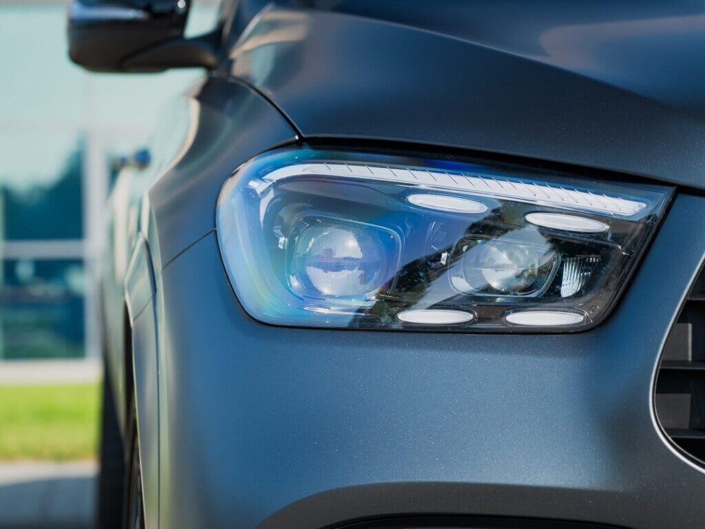 Mercedes GLE reflektor Multibeam LED – detal