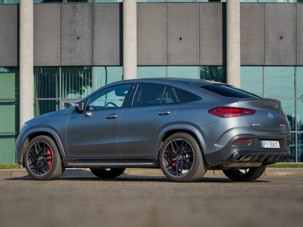 Mercedes GLE tył 3/4 – sesja zdjęciowa samochodu